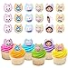 DecoPac DreamWorks Gabbys Dollhouse Rings 24 Cupcake Decorations Featuring Gabby Pandy Paws Irresistible Kitty Characters and Super Fun Adventures 24 Pack - Image 3