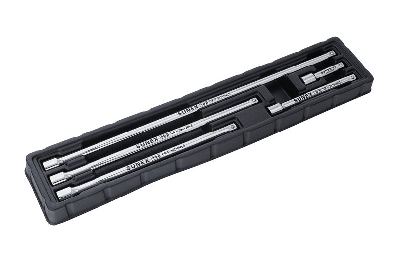 Sunex Tools 5Piece 3/8" Drive Chrome Standard Extension Set - Image 1