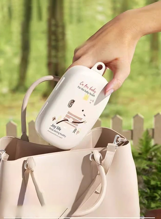 Berma Baby Baby Bottle Brush 5-piece Set Portable Baby Bottle Brush Cleaning Set Baby Bottle Cleaning Brush Silicone Bottle Cleaning Brush Baby Pacifier Cup Nipple Straw Cleaning Brush (White) - Image 4