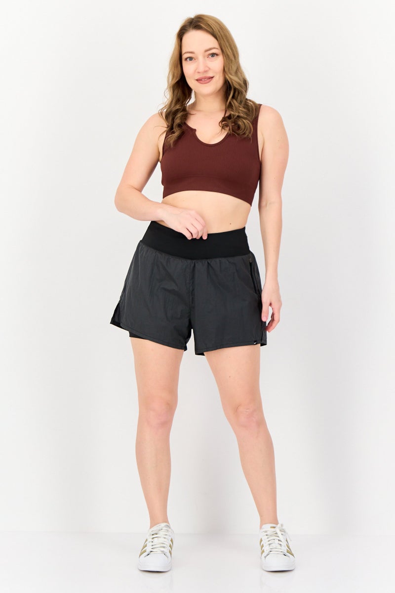 Nike Women Sportswear Fit Training Shorts, Black - Image 4