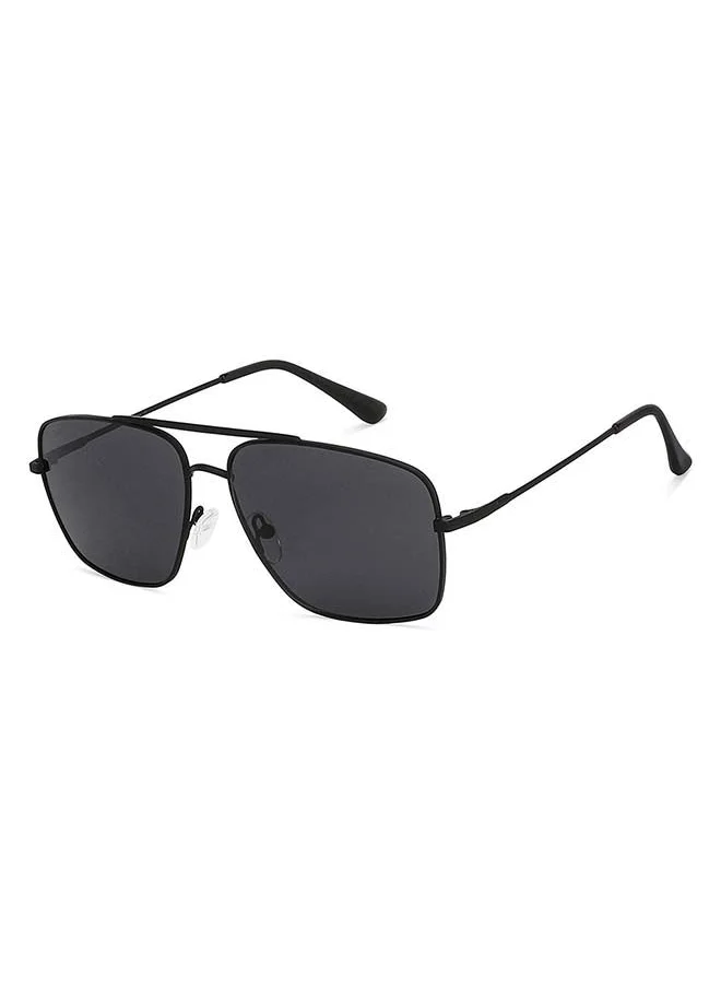 فينسينت تشيس Vintage Full Rim Square Frame Polarized & UV Protected Sunglasses VC S13716 - 60mm - Black