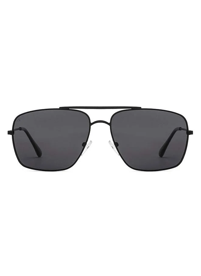 فينسينت تشيس Vintage Full Rim Square Frame Polarized & UV Protected Sunglasses VC S13716 - 60mm - Black