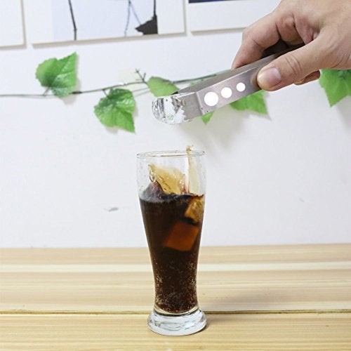 Abrazo Stainless Steel Plain Ice Tong/Ice Picker | Set of 2 Pcs - Image 3