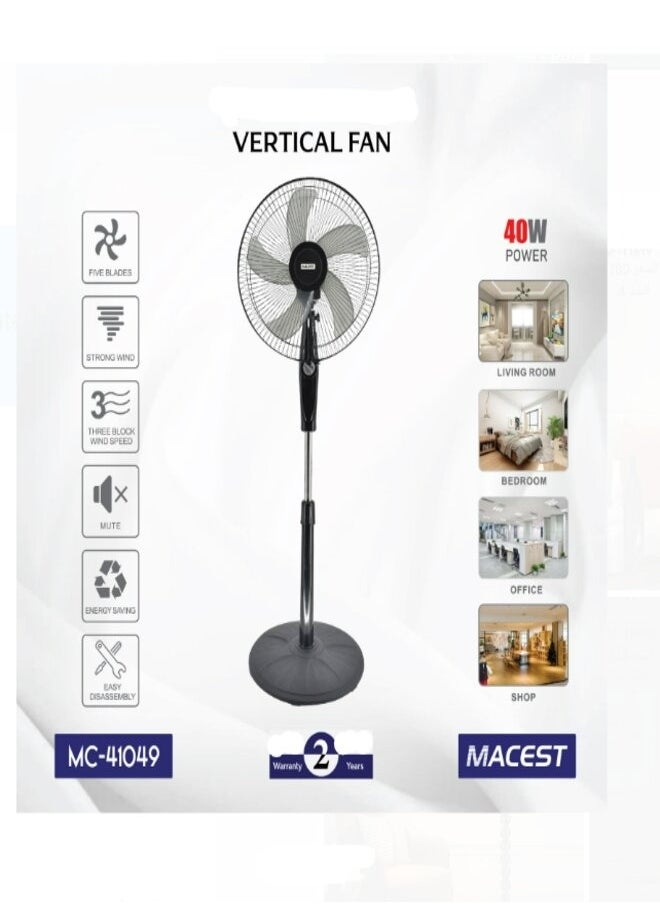 Vertical 40W 3 Speed Floor Standing Fan - pzsku/Z4F591C24BD0302B53269Z/45/_/1739461370/39bcdb38-1b5e-4097-9294-d20d368bc458