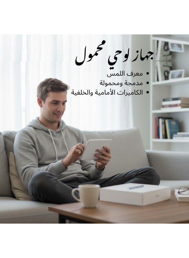 SNH Compact Tablet PC with Touch ID Fingerprint Security | Portable Handheld WiFi Tab with Front & Rear Cameras for Kids, Students, & Work | Android IPAD Alternative for Media & Browsing - Image 4