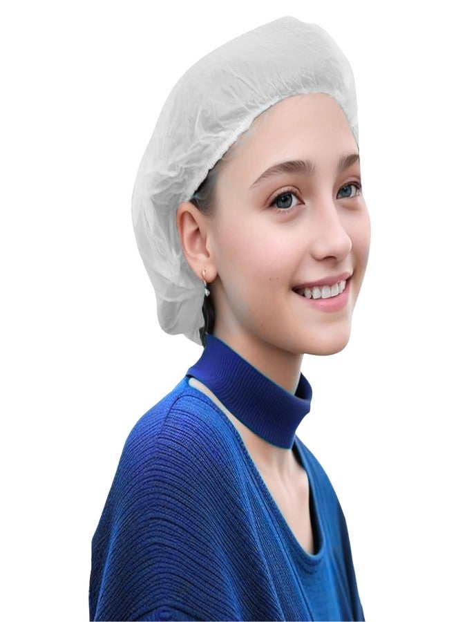 NIDY® Biodegradable Disposable Caps | Compostable Shower Caps | Eco-Friendly Disposable Head Covers | Salon, Spa, Medical & Food Hygiene Caps (50 pcs) - Image 1