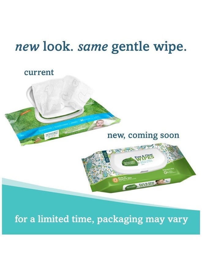 Seventh Generation Baby Wipes - Unscented - 30 ct - Image 2