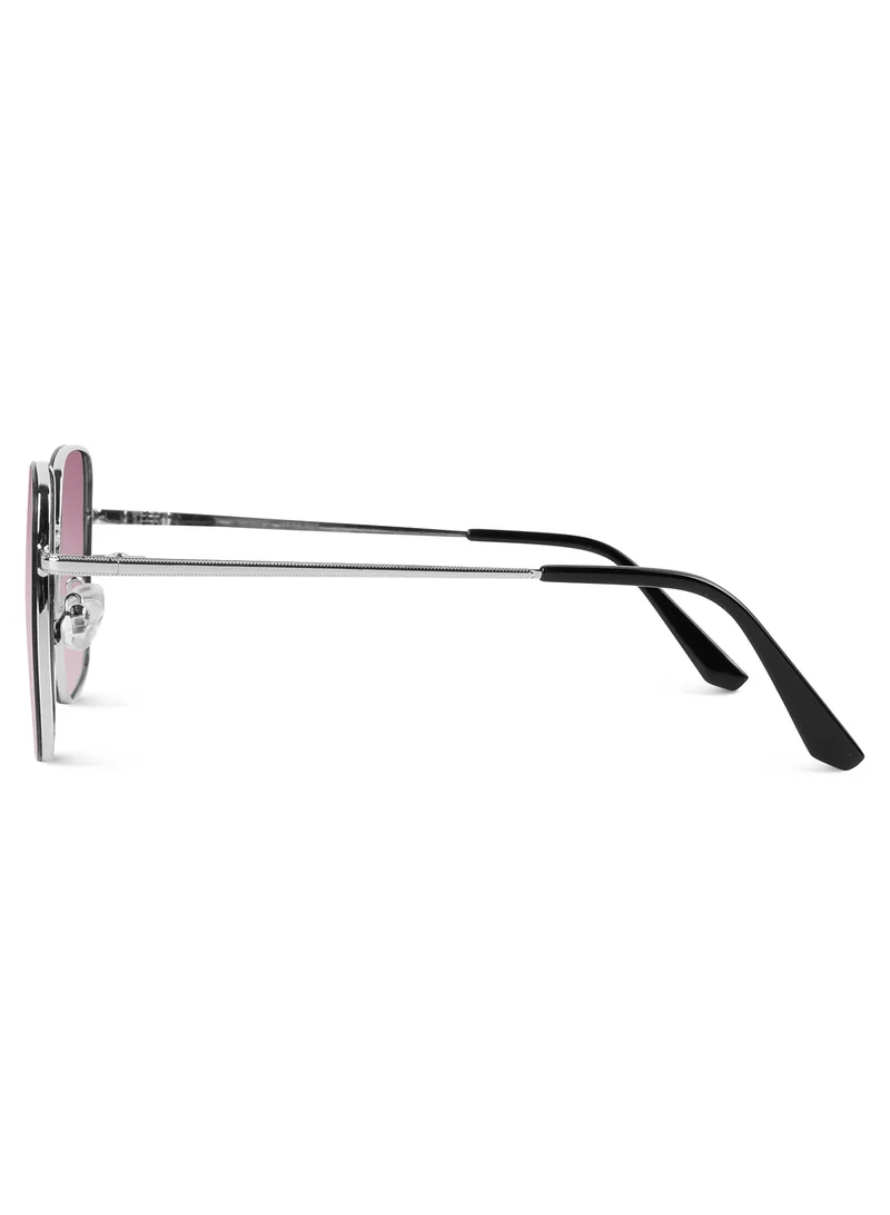 Woggles Latest & Stylish UV Protected Ray Purple Square Sunglasses for Men & Women