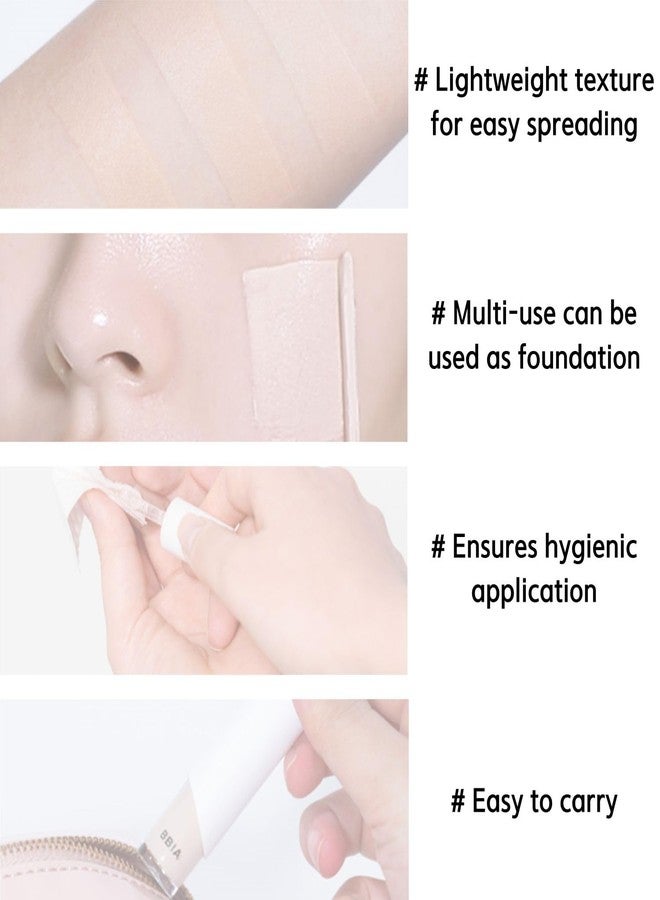 BBI@ BBIA BBIA EAU Stay Concealer - All Day Fitting Natural Coverage Liquid Concealer, Spatula Applicator Tip, Comfortable Lightweight & Longlating, High Fitting, Vegan, Korean Makeup (23 NATURAL, Pack of 1) - Image 4