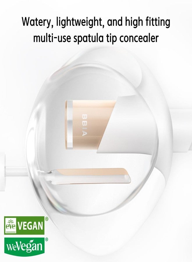 BBI@ BBIA BBIA EAU Stay Concealer - All Day Fitting Natural Coverage Liquid Concealer, Spatula Applicator Tip, Comfortable Lightweight & Longlating, High Fitting, Vegan, Korean Makeup (23 NATURAL, Pack of 1) - Image 2