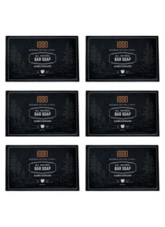 Live Bearded : Bar Soap 6Pack 1880 All Natural Bar Soap For Men Pack Of 6 5 Oz. Bars Exfoliates And Moisturizes Allnatural Ingredients With Bamboo Charcoal Pumice Coconut Avocado And Argan Oils Made In The Usa  - Image 1