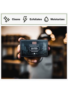 Live Bearded : Bar Soap 6Pack 1880 All Natural Bar Soap For Men Pack Of 6 5 Oz. Bars Exfoliates And Moisturizes Allnatural Ingredients With Bamboo Charcoal Pumice Coconut Avocado And Argan Oils Made In The Usa  - Image 5