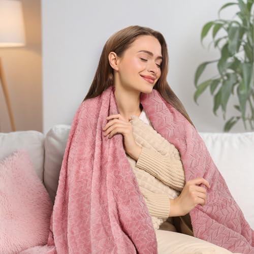 Hangerspace Birthday and Get Well Gifts for Women - Relaxing Spa Care Package With Luxury Flannel Blanket, Light-Up Rose Flower - Unique Self Care Gift Basket for Mom, Wife, Friends - Image 4