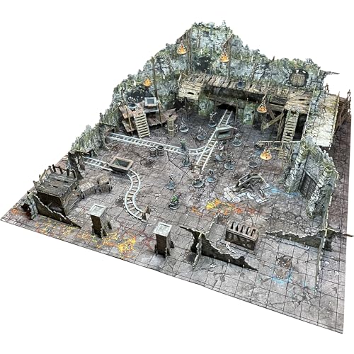 Battle Systems Fantasy Dungeon Terrain Mines of Meruta Terrain Immersive Scenery for DD DND Maladum Pathfinder RPGs Full Color Heavy Duty Cardstock Printed Both Sides - Image 5
