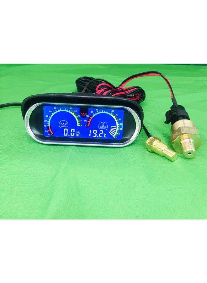 Car Truck Horizontal Water Temperature Voltage Oil Pressure Combination Table Modification