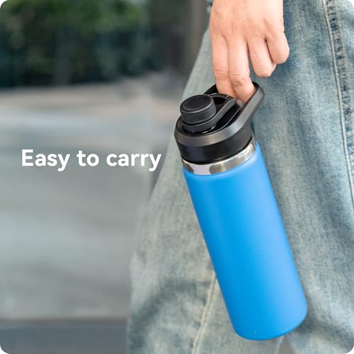Prurex Wide Mouth Spout Lid for Hydro Flask 12-64 oz & More | Compatible Replacement Chug Lid for 2.28" Inner Diameter Bottles - Durable, BPA-Free & Leak-Proof（1 Pack） - Image 3