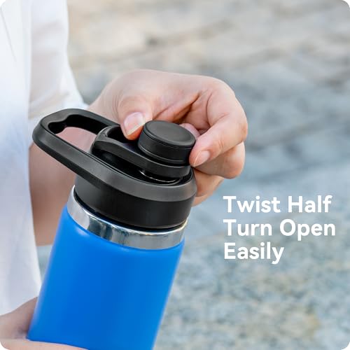 Prurex Wide Mouth Spout Lid for Hydro Flask 12-64 oz & More | Compatible Replacement Chug Lid for 2.28" Inner Diameter Bottles - Durable, BPA-Free & Leak-Proof（1 Pack） - Image 2