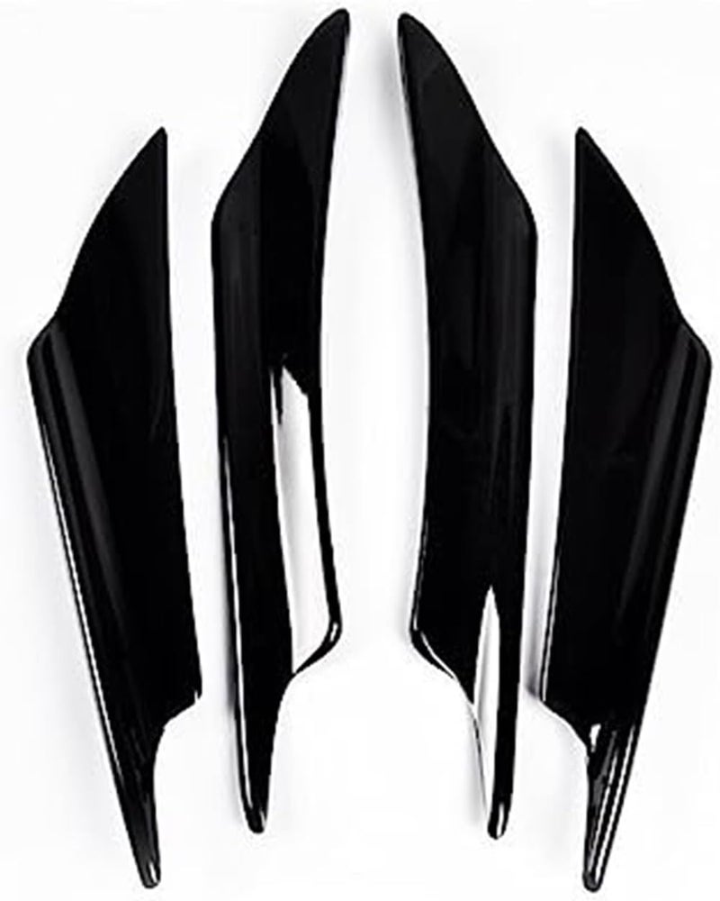 Wivplex Front Bumper Splitter Canard Diffuser for Mitsubishi Lancer EVO 10 - Image 1