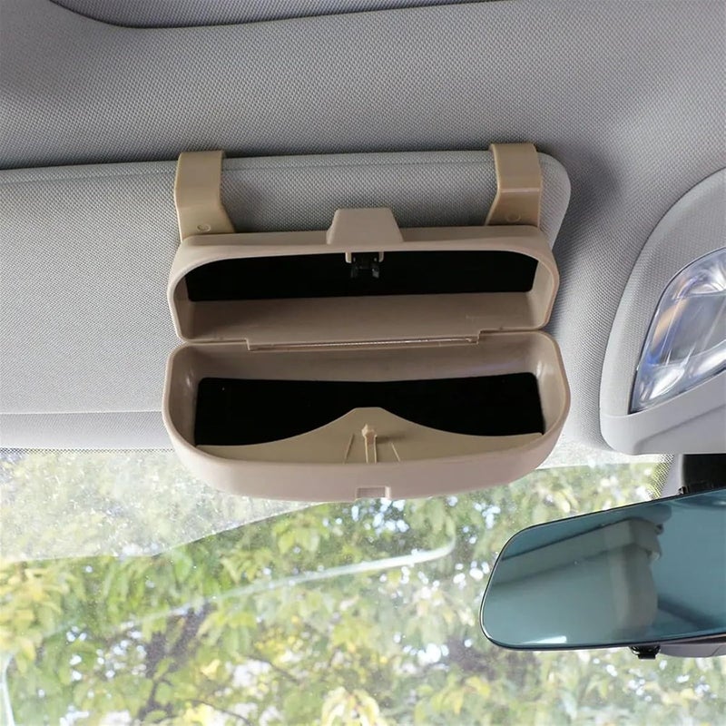 QASULER Car Sunglasses Holder  Case - Image 2