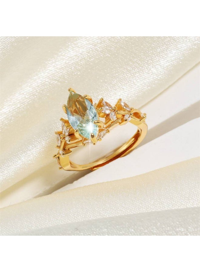 خاتم أنيق مزين بالألماس