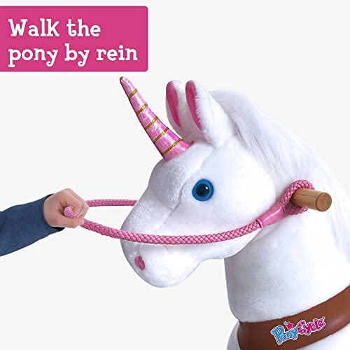 PonyCycle Ride on Horse Riding Unicorn Pink Reins fits of Model X and Model YUE Sizes 3 4 and 5 - Image 5