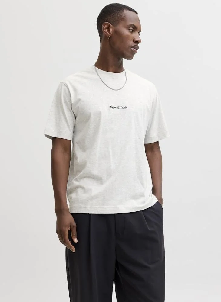 JACK & JONES Logo Crew Neck T-Shirt