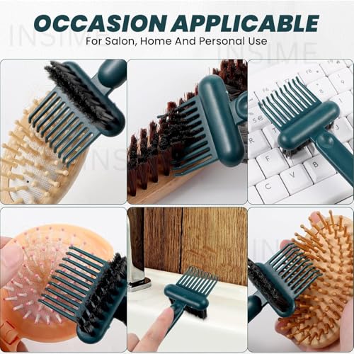 INSIME 2 in 1 Premium Hair brush cleaner | Comb cleaner brush tool Hairbrush Cleaner | Effective hair cleaning brush comb for easily Removing Hair and Dust from combs and brushes - Image 4