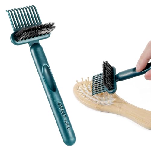 INSIME 2 in 1 Premium Hair brush cleaner | Comb cleaner brush tool Hairbrush Cleaner | Effective hair cleaning brush comb for easily Removing Hair and Dust from combs and brushes - Image 1