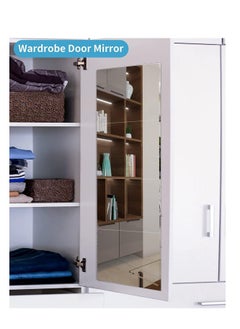 Generic Full length wall mirror, long mirror for living room and bedroom, acrylic decorative tiles, extra thick 1.3 cm, 30*30 cm*4 pack, door full length mirror, home gym wall mounted fitness mirror  - Image 5