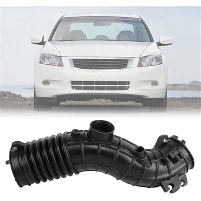 QASULER Air Intake Car Rubber Air Cleaner Intake Hose Cleaner Flow Tube, for Accord, CP1 CU1 2009-2014 2.0 Litre Engine OEM:17228-R60-U00 Air Intake Pipe High Flow Intake Pipe - Image 2