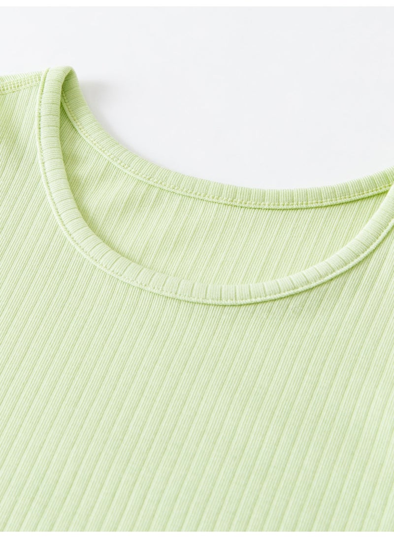 ميني بالا شرشرة لذكور ذات أنابيب ناعمة، طوق رباعي، بلا أكمام، قطعة خفيفة وقابلة للتنفس، تفاصيل أنيقة، رائعة للارتداء اليومي والطبقات الملبس للذكور - Image 3