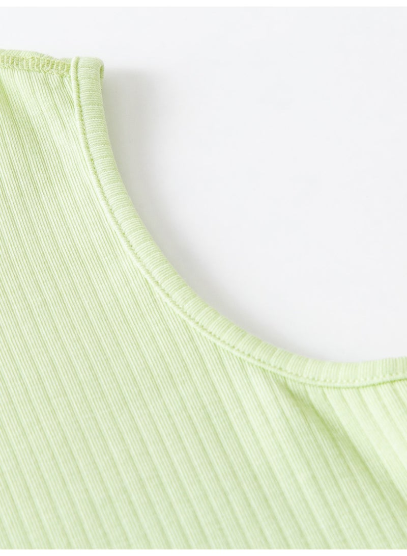 ميني بالا شرشرة لذكور ذات أنابيب ناعمة، طوق رباعي، بلا أكمام، قطعة خفيفة وقابلة للتنفس، تفاصيل أنيقة، رائعة للارتداء اليومي والطبقات الملبس للذكور - Image 4