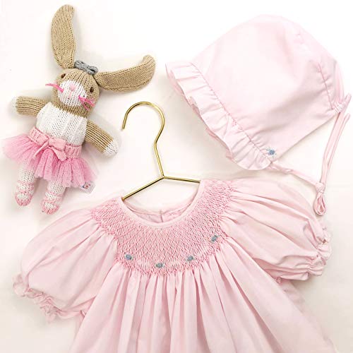 Petit Ami Baby Girls' Bishop Smocked Daydress, 9 Months, Pink - Image 3