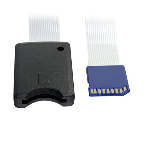 JSER Standard SD SDHC Male to SD Female Extension Memory Card Kit Soft Flat FPC Cable Extender 25cm Compatible for GPS Camera - Image 2