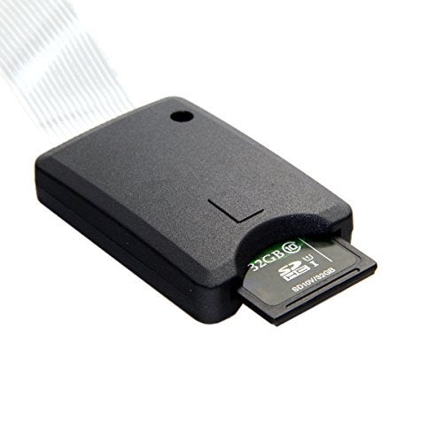JSER Standard SD SDHC Male to SD Female Extension Memory Card Kit Soft Flat FPC Cable Extender 25cm Compatible for GPS Camera - Image 4