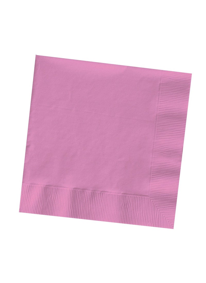 CREATIVE CONVERTING Creative Converting Bright Beverage Paper Napkins  50 Count  Candy Pink 