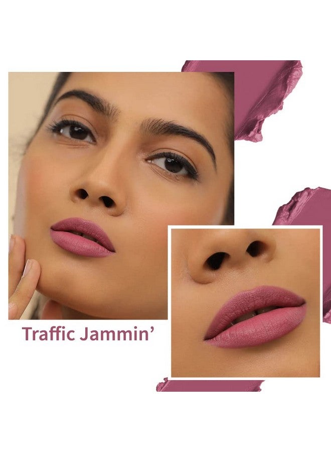 Nykaa So Creme! Creamy Matte Lipstick - Traffic Jammin' - Image 5