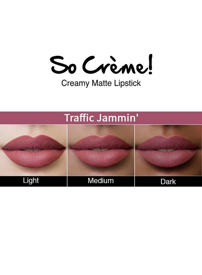 Nykaa So Creme! Creamy Matte Lipstick - Traffic Jammin' - Image 4