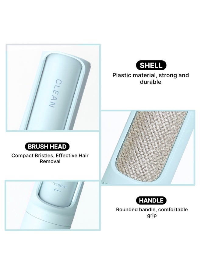 وايلدكايند فرشاة مزيل شعر الحيوانات الأليفة القابلة لإعادة الاستخدام - رولر منظف لينت للكلاب والقطط للأريكة السجاد الفراش الملابس - أداة محمولة صديقة للبيئة – ازرق - Image 4