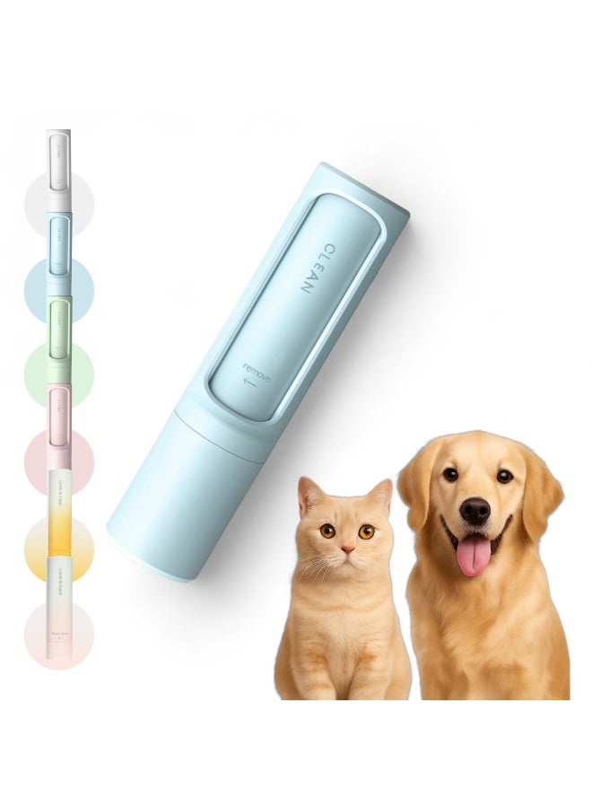 وايلدكايند فرشاة مزيل شعر الحيوانات الأليفة القابلة لإعادة الاستخدام - رولر منظف لينت للكلاب والقطط للأريكة السجاد الفراش الملابس - أداة محمولة صديقة للبيئة – ازرق - Image 1