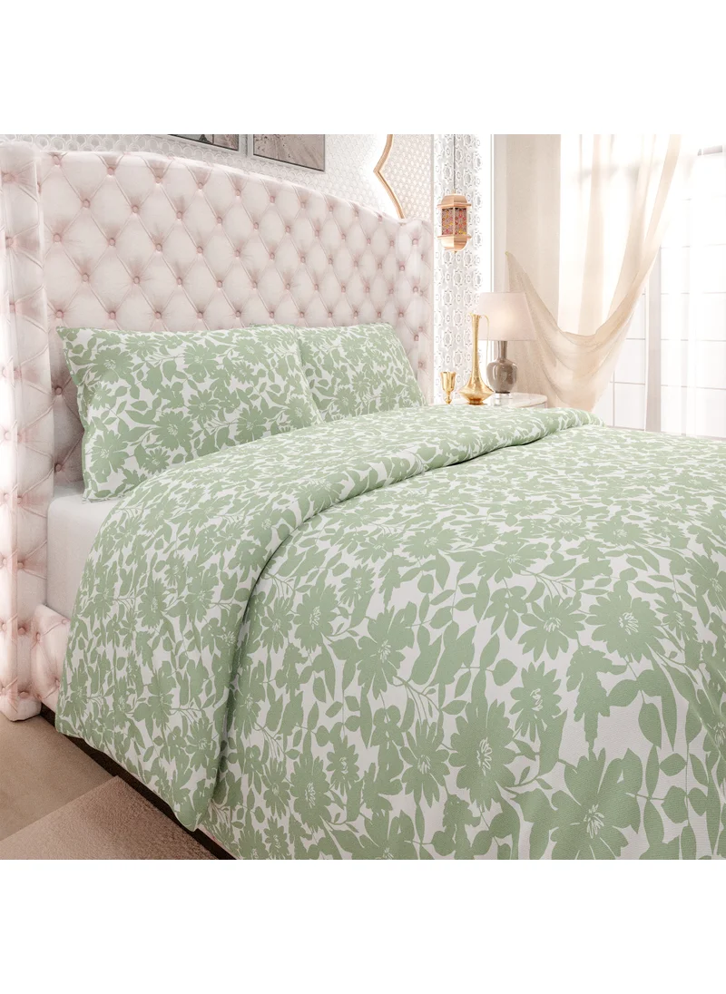 Color Sense Color Sense 144TC Queen Duvet Set - Green