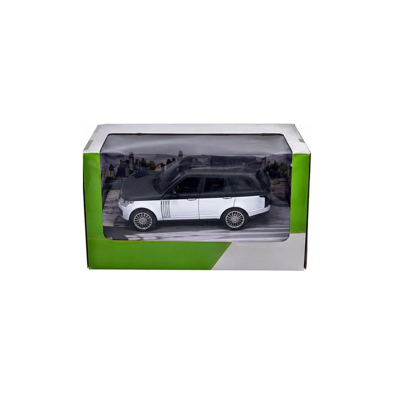 Range Rover Die-Cast Toy Car for Kids, Black and White SUV Model Vehicle - Image 1