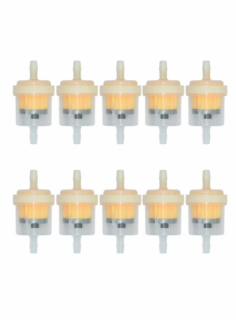 Excefore Universal Gas Inline Fuel Filters with Magnet for Motorcycle ATV Quad Go Karts Accessories 3/16 Inch (Pack of 30)  - Image 1