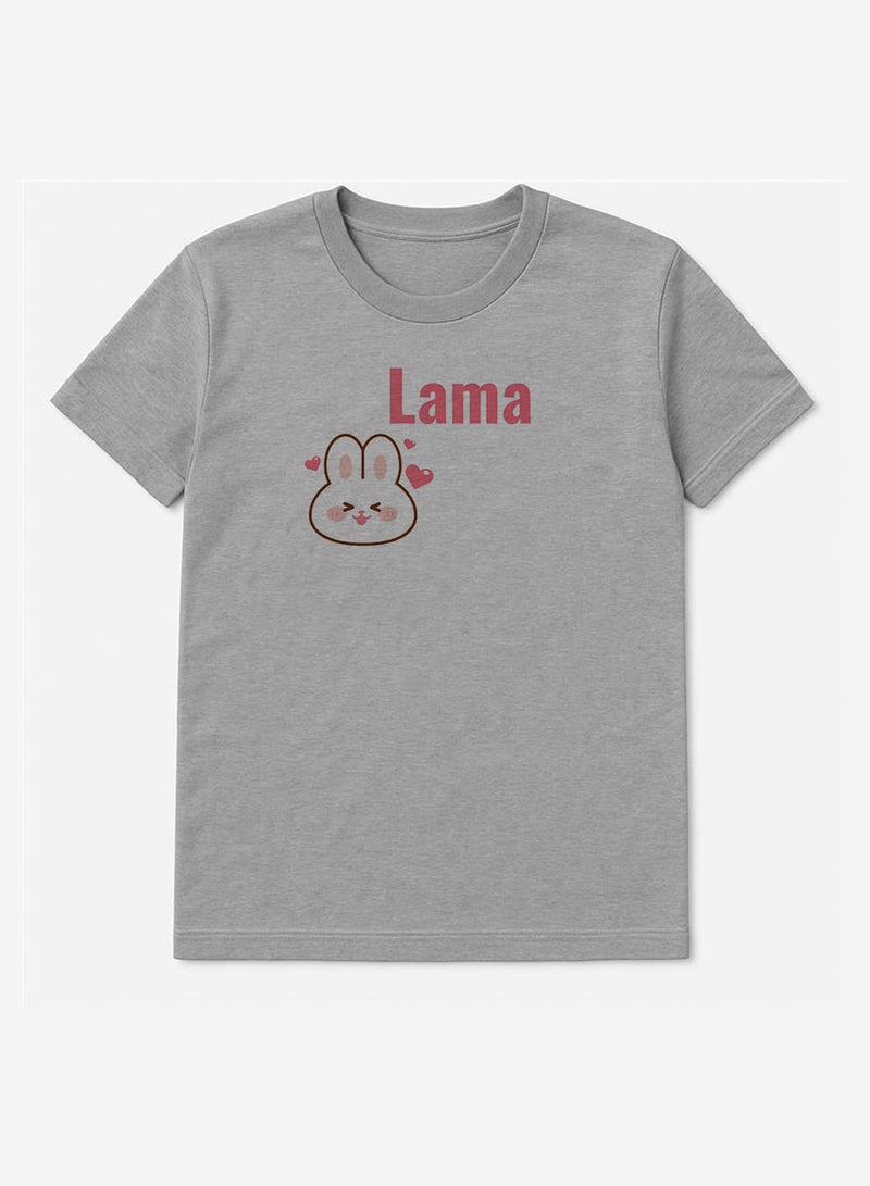 لوحة تيشيرت قطن قابل للتخصيص باسمك مع تصميم قطة وقلوب - Image 4