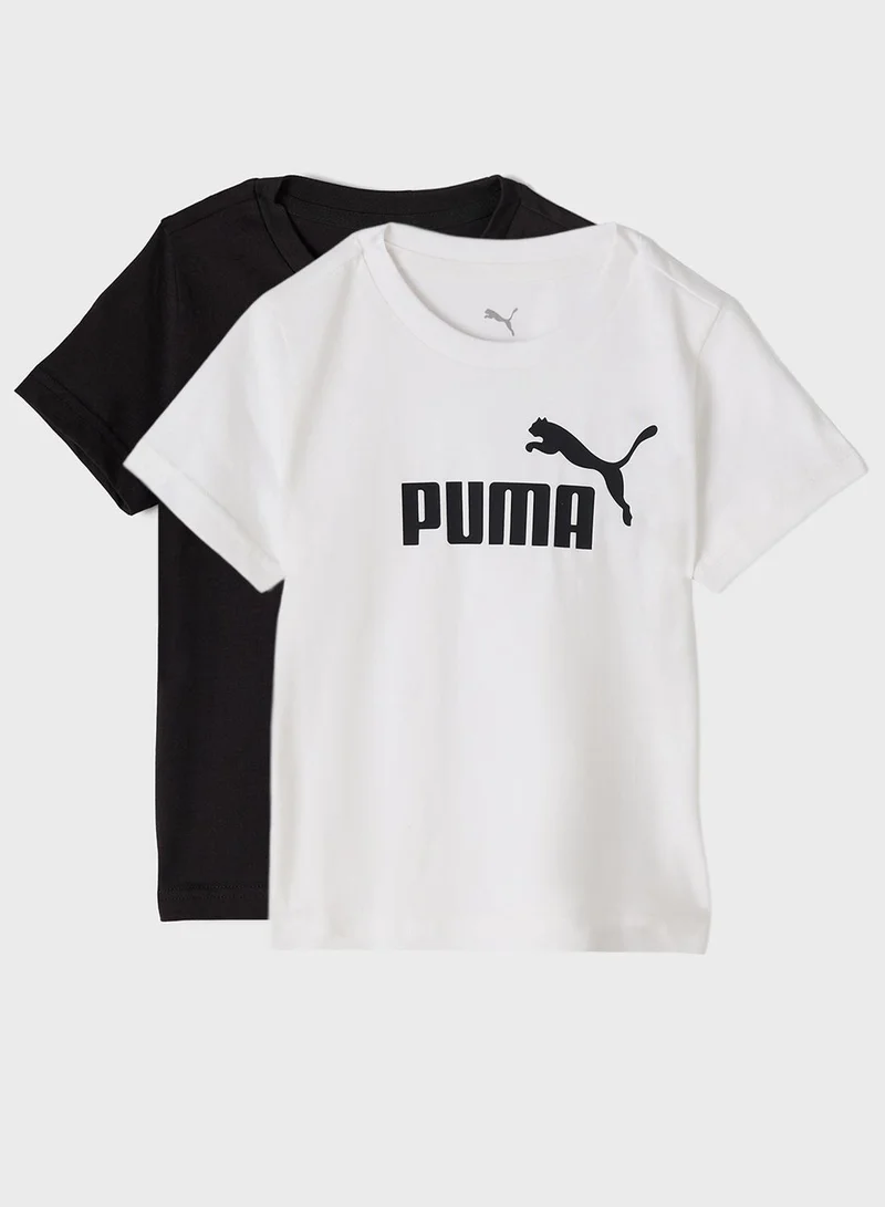 بوما Pack of 2 Kids Essential T-shirts
