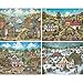 Bits and Pieces 4in1 Jigsaw Puzzle MultiPack for Adults Seasons in The Country Collection by Bonnie White Unique Random DieCut Pieces Four 500 Piece Puzzles 16 x 20 - Image 4