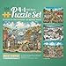 Bits and Pieces 4in1 Jigsaw Puzzle MultiPack for Adults Seasons in The Country Collection by Bonnie White Unique Random DieCut Pieces Four 500 Piece Puzzles 16 x 20 - Image 2