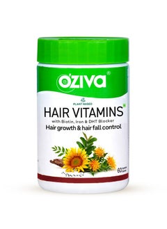OZiva OZiva Hair Vitamin Capsules for Hair Growth & Hair Fall Control, 60 Cap and OZiva+ Advanced Hair Growth Serum with 3% Redensyl & 1% Lindera Root Extract | Balances Scalp Microbiome 30ml  - Image 2