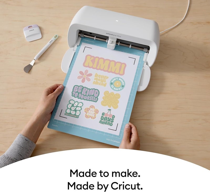 كريكيت ورق لاصق قابل للطباعة من نوع Cricut، مقاس A4، 8 أوراق باللون الأبيض. - Image 4