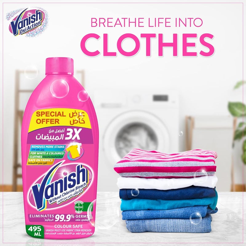 Vanish Fabric Stain Remover Liquid - 495 ml - view 2